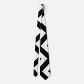 Géant noir et blanc Cravate vertical Chevron (Dos)