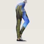 Géant Saguaro Cactus, Nom Personnalisé Leggings (Droite)