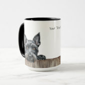 Géant Schnauzer Chien Mug (Devant gauche)