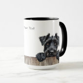 Géant Schnauzer Chien Mug (Devant droit)