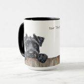 Géant Schnauzer Chien Mug (Devant gauche)