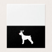 géant schnauzer renne chien de noël (Outside Unfolded)