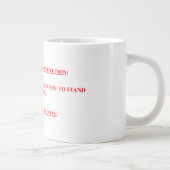 Géante 20 onces. La tasse de café avec des usurpateurs (Droite)