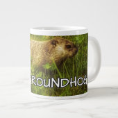 Géante Accrocher une tasse de marmotte (Devant droit)