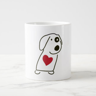 Géante Amour de chien - tasse de café