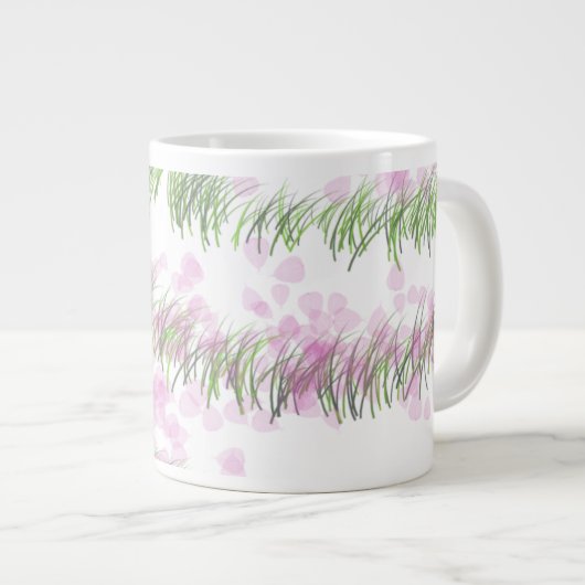 Géante Conception verte spéciale de tasse de Zazzle (Devant droit)
