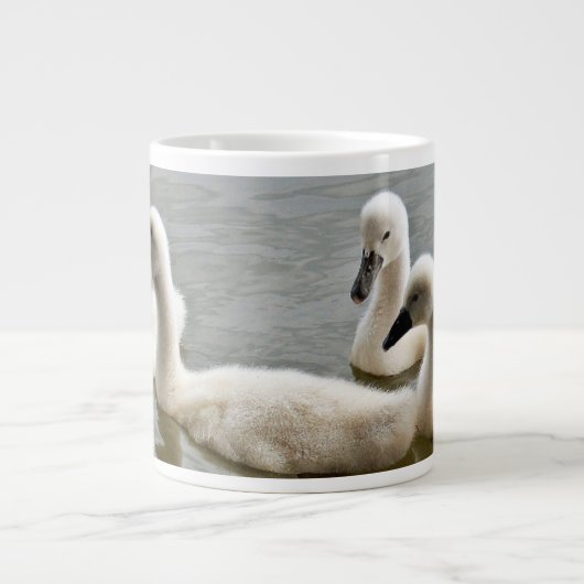 Géante cygnes dans la tasse de l'eau (Devant)