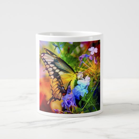 Géante ÉLÉPHANT de plaisir de machaon tasse de café de 20 (Devant)