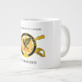Géante ęr TASSE BLINDÉE de ?ère CAVALERIE d'ESCADRON ?ère (Devant droit)