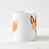Géante Tasse amicale mignonne d'éléphant de Fox de bande (Devant)