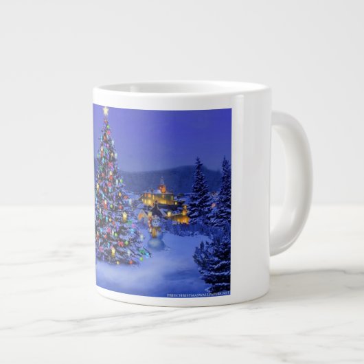 Géante Tasse d'arbre de Noël (Devant droit)