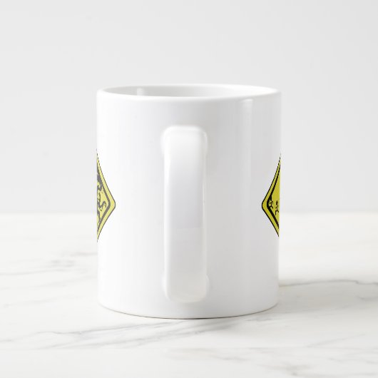 Géante Tasse de café de Cthulhu de précaution (Dos)