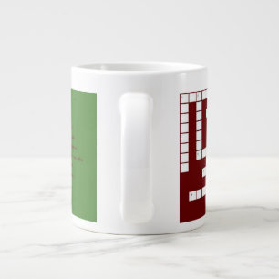 Géante Tasse de café de mots croisé