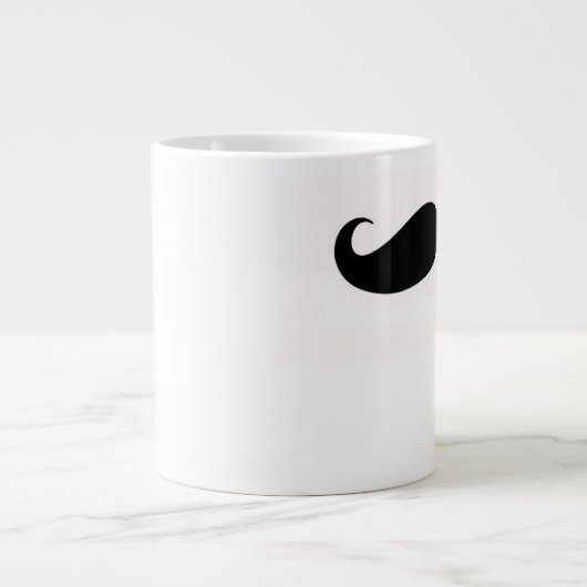 Géante Tasse de café de moustache (Devant)