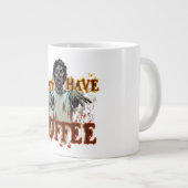 Géante Tasse de café de zombi de matin (Devant droit)