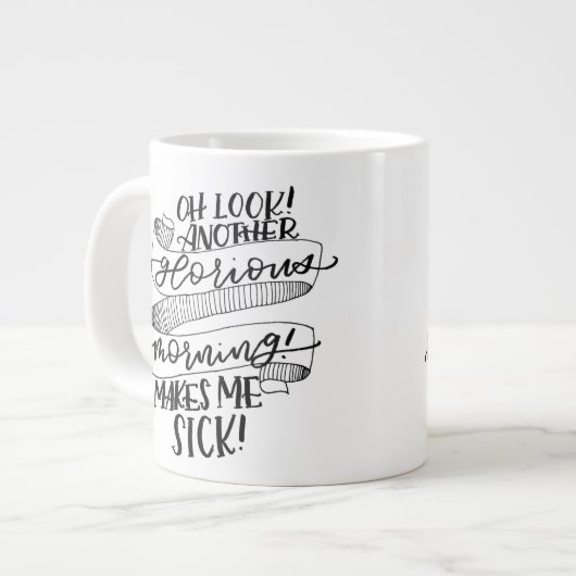 Géante Tasse de citation d'abracadabra (Devant gauche)