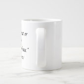 Géante Tasse de citation de thé (Dos)
