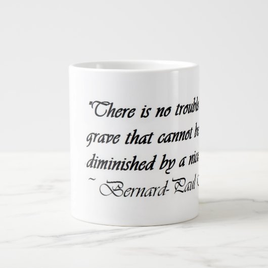 Géante Tasse de citation de thé (Devant)