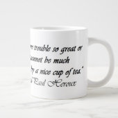 Géante Tasse de citation de thé (Droite)