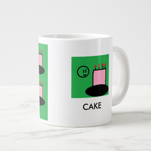Géante Tasse de gâteau (Devant droit)