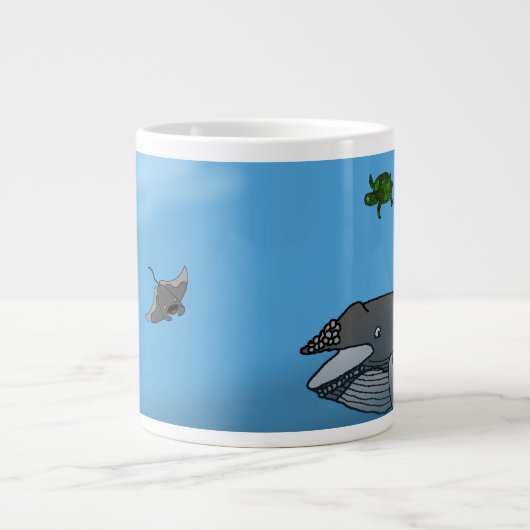 Géante Tasse de Scape d'océan (Devant)