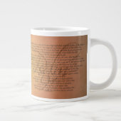 Géante Tasse de spécialité du psaume 91 (Droite)