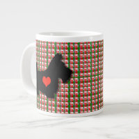 Tasse d'éléphant d'amour de coeur de Scottie