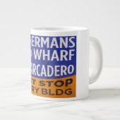 Géante Tasse d'éléphant d'arrêt de bout de chemin de fer (Devant droit)