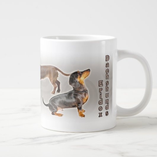 Géante Tasse d'éléphant de collage de teckel d'Eridox (Droite)