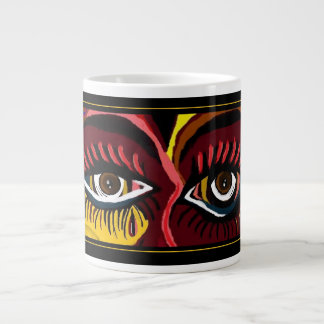 GÉANTE TASSE D'ÉLÉPHANT DE CRI D'OEIL