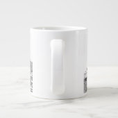 Géante Tasse d'éléphant de croquis d'horizon de (Dos)