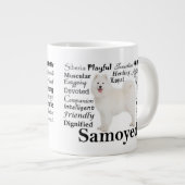 Géante Tasse d'éléphant de traits de Samoyed (Devant droit)