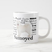 Géante Tasse d'éléphant de traits de Samoyed (Droite)