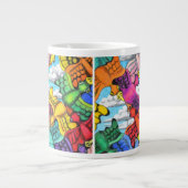 Géante Tasse d'éléphant d'embouteillage (Devant)