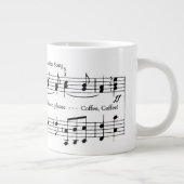 Géante Tasse drôle de chanson de café de lundi (Droite)