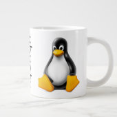 Géante Tasse d'Ubuntu avec le logo, la prononciation, et (Droite)