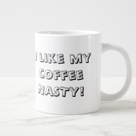 Géante Tasse méchante d'extra large de café (Droite)