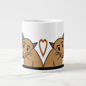 Géante Tasse mignonne de chats (Devant)