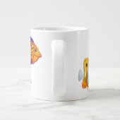 Géante Tasse tropicale de spécialité de poissons de récif (Dos)