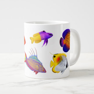 Géante Tasse tropicale de spécialité de poissons de récif