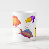 Géante Tasse tropicale de spécialité de poissons de récif (Devant)