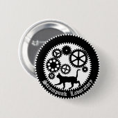 Gear Cat Ronde Button 5,7 Cm (Voorkant /achterkant)