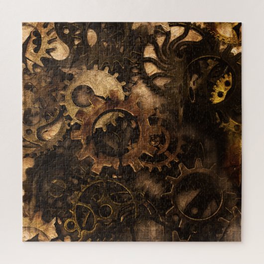 Gear Changer - Steampunk Gears & Cogs Legpuzzel (Verticaal)