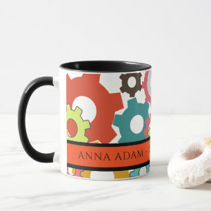 Gear Corporate Event Afstuderen Birthday Gift Mok