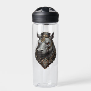 Gear Driven Giant: The Steampunk Hippo Waterfles