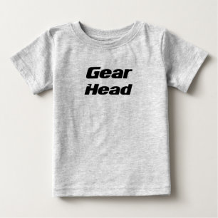 Gear Head onsie voor baby.