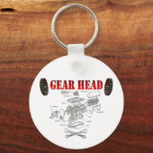 GEAR HEAD SLEUTELHANGER (Voorkant)