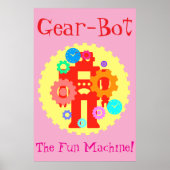 Gear Robot Poster (Voorkant)