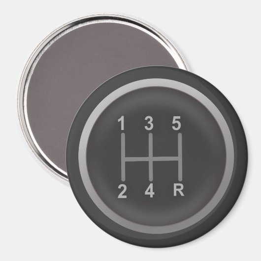 Gear Shift Knop voor Nerd Geeks Magneet (Voorkant / Achterkant)