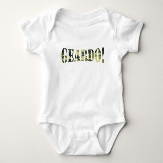 GEARDO! CAMO/CAMOUFLAGE ROMPER (Voorkant)